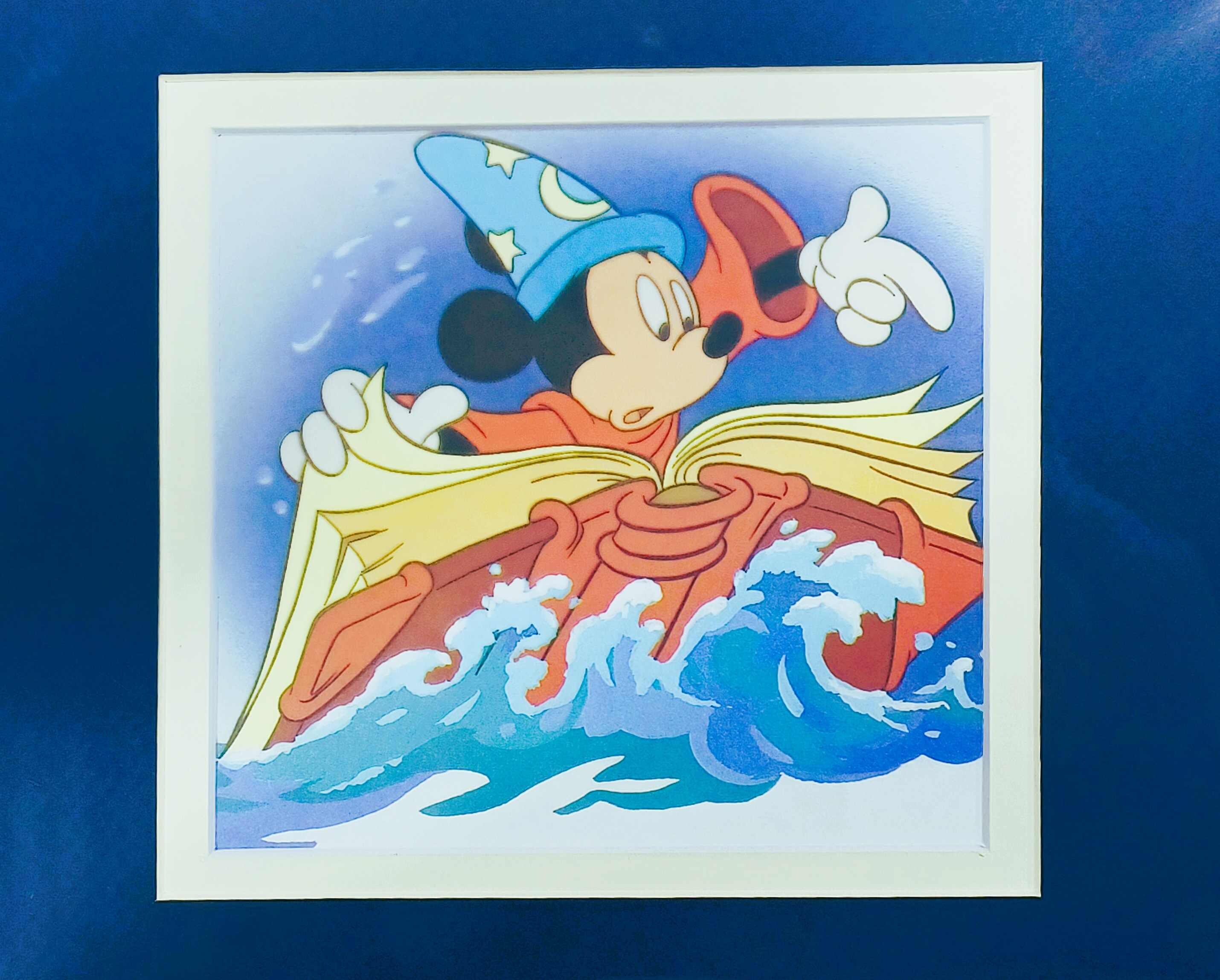 Mickey Mouse in Walt Disney's Fantasia Wizard Matted Vintage 8x10