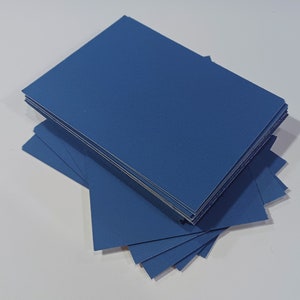 Lote de 20 tableros para enmarcar de 5x7 en color AZUL REAL
