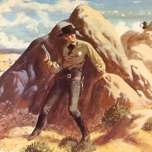 1958 Wyatt Earp Matted Vintage 8x10 Print