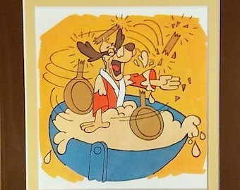 1975 Hong Kong Phooey Mattierter Vintage Druck
