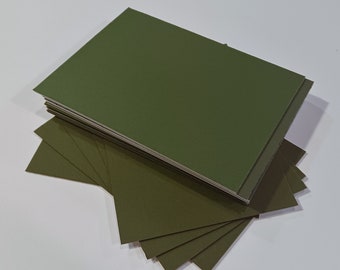 Lot of 20 5x7 Mat Boards FOREST GREEN