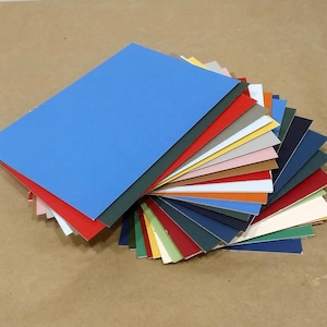 Lote de 20 tableros para enmarcar de 5 x 7 colores