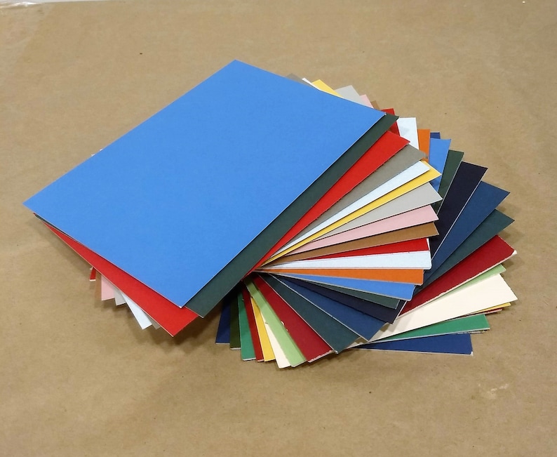 Lot of 20 5x7 Mat Boards Colors | Etsy