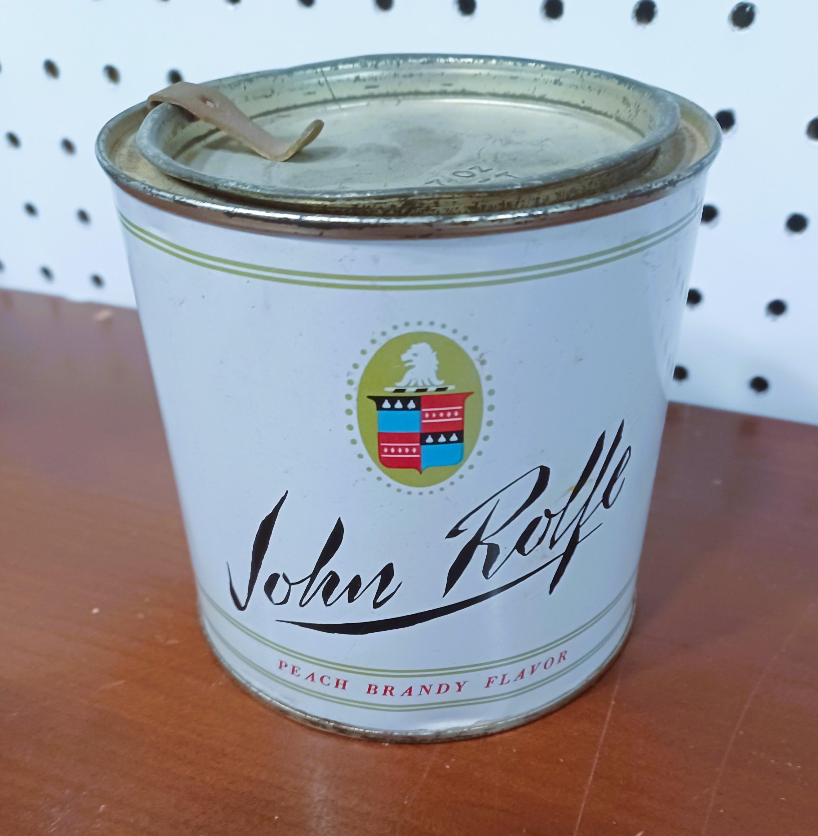 john rolfe tobacco John Rolfe Peach Brandy Tobacco Tin