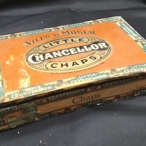 Little Chancellor Chaps Cigar Box