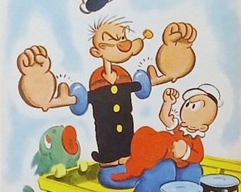 1979 Popeye Matted Vintage 8x10 Print