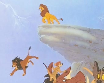 1994 Lion King Matted Vintage Disney 8x10 Print