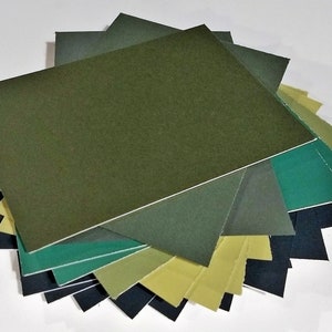 Lot of 20 5x7 Mat Boards GREEN