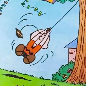 1987 Charlie Brown Matted Vintage Peanuts 8x10 Print