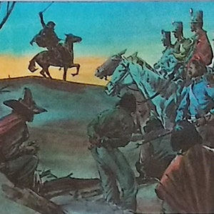 1958 Zorro Matted Vintage Disney 8x10 Print