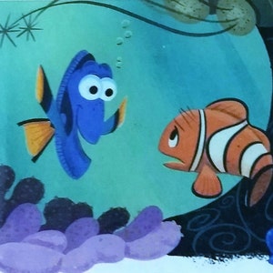 Finding Nemo gematteerd 8x10 Disney Print Dory