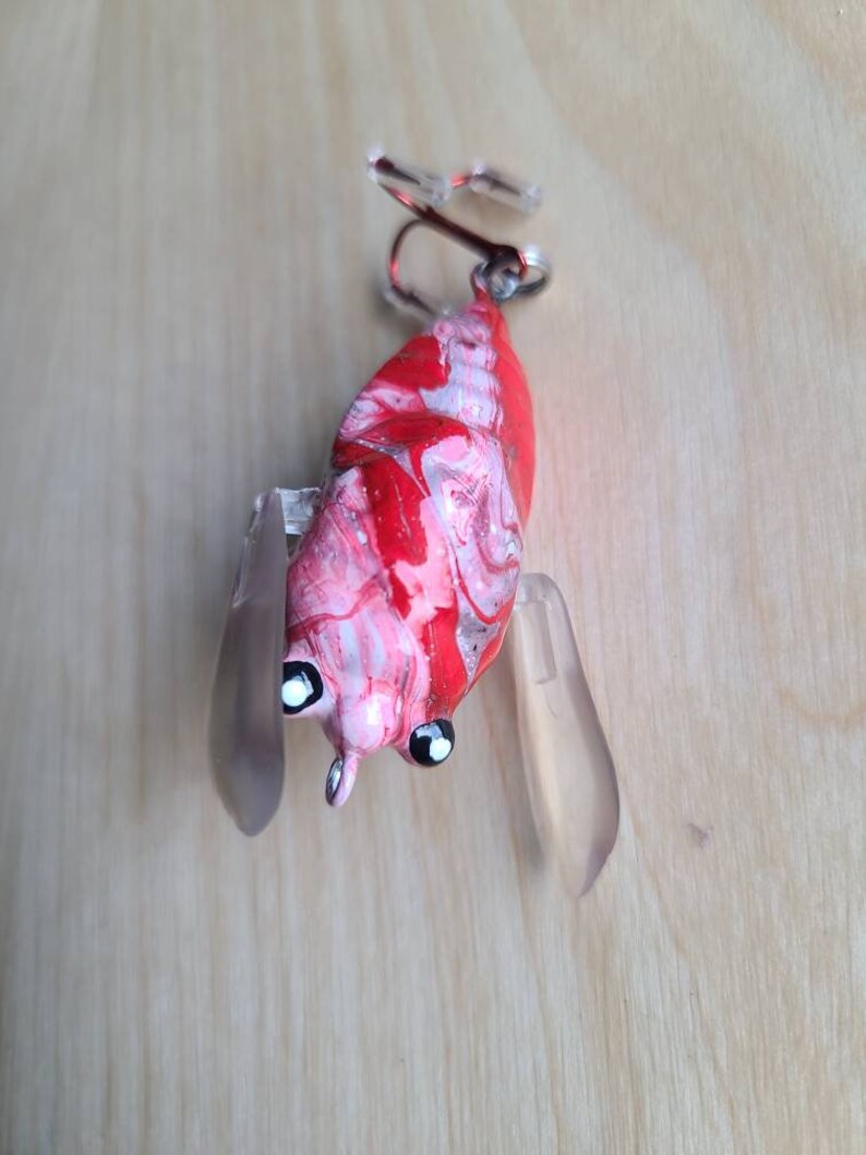 Modern Hard bait / Plastic Frog Lure and Bug Lure / Magic Red Etsy