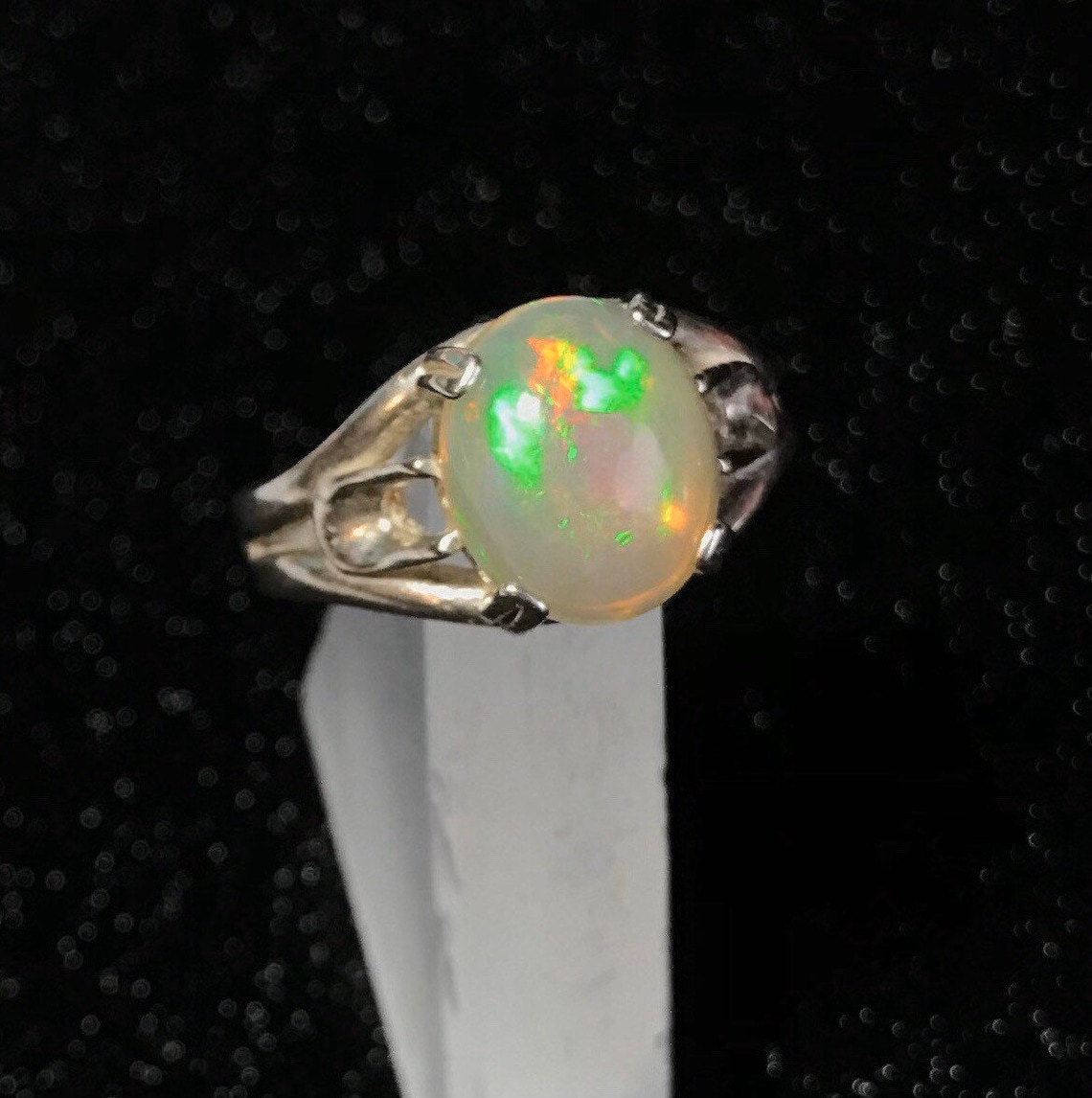 Dragons Eye Opal Ring Honeycomb Opal 12 x 10 Opal Custom | Etsy