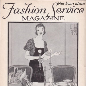 PDF Reproduktion - 1931 November - Woman&#39;s Institute Fashion Service Magazine - Instant Download