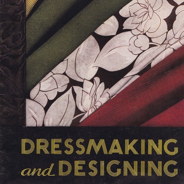 PDF Reproduction - c. 1936 - Dressmaking and Designing Brochure - Woman's Institute - Instant Download