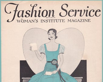 1930 年代のヴィンテージ ファッション サービス マガジン 1930