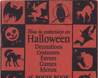 PDF Reproduction - 1926 - Dennison's Bogie Book - Vintage Halloween Costume Party  - Instant Download