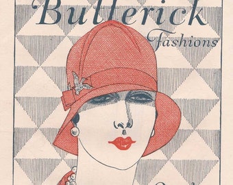 PDF Reproduction - 1927 October - Butterick New Fashions Booklet - Instant Download
