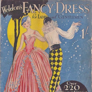 PDF Reproduction - circa early 1930s - Weldon's Fancy Dress Catalog - Vintage Halloween and Costume Pattern Catalog - Instant Download