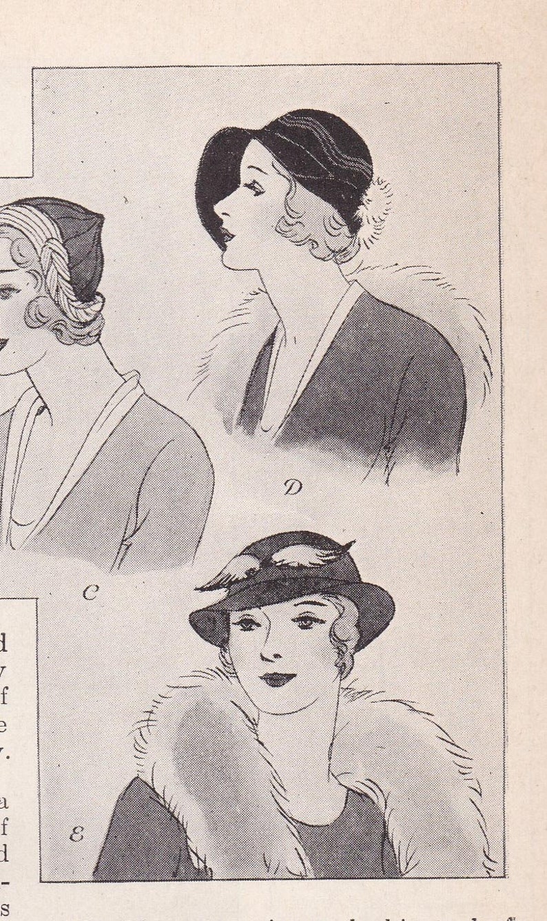 PDF Reproduction 1931 September Woman's Institute Fashion Service Magazine Art Deco Instant Download image 5