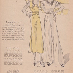 PDF Bundle 1931 1932 Summer Fashions Three Pictorial Pattern Catalogs of Art Deco Era Fashions PDF Instant Download image 8