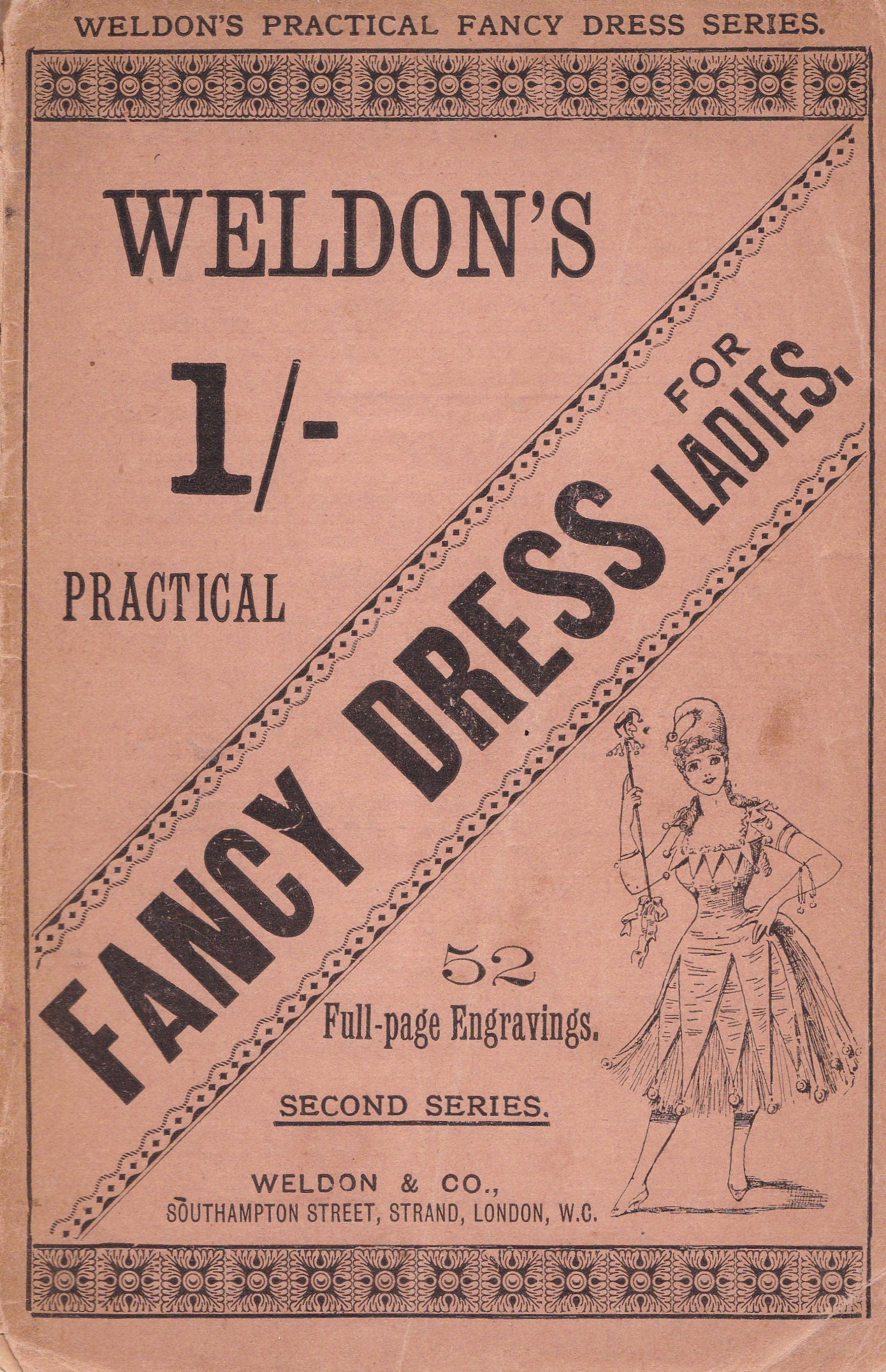 PDF Reproduction Circa Late 1880s Weldon's Fancy Dress for Ladies