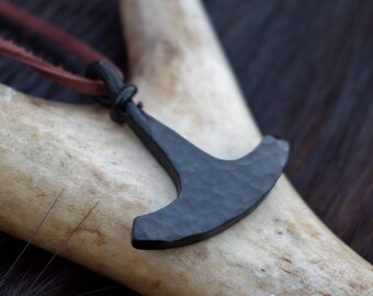 Hand Forged Ukko's Hammer Necklace