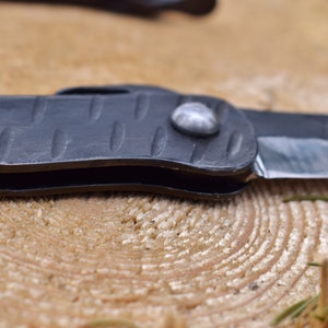Hand Forged Nordic Higo Style Friction Folder Knife image 6