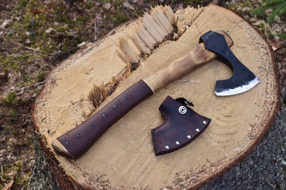 Tête de hache Viking forgée seulement - Acier à haute teneur en carbone - Tête de hachette de