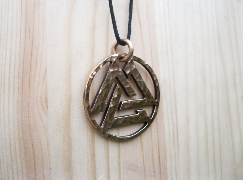 bronze valknut ring bronze valknut ring