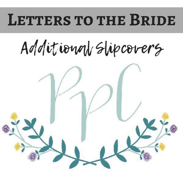 ADD ON Slipcover Pages for 8.5x11" Letters to the Bride Scrapbook Album