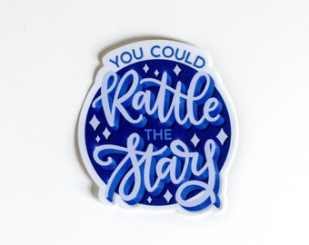 ToG You Could Rattle the Stars Sticker | Throne of Glass Officially Licensed Sticker | Bookish Water Bottle Sticker | Throne of Glass Merch