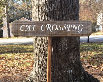 Cat Crossing Etsy