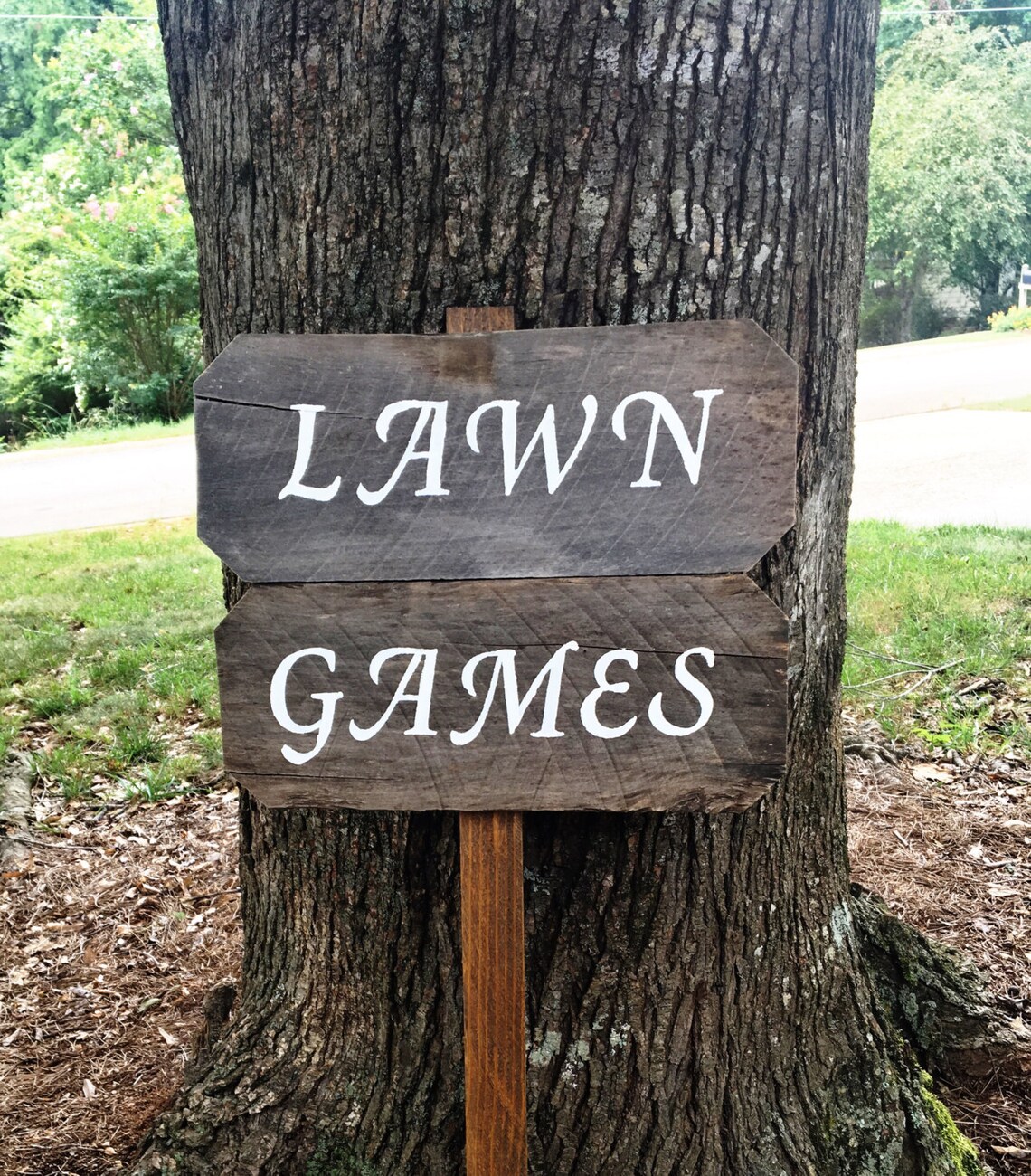 Lawn Games Sign Yard Games Sign Barn Wood Signs Rustic Wood Etsy