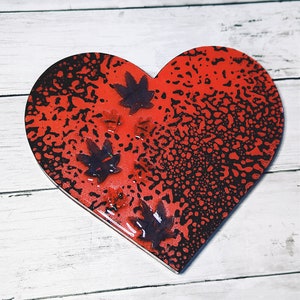 Black and Red Heart