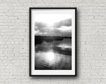 Shanon River - Black & White Photography