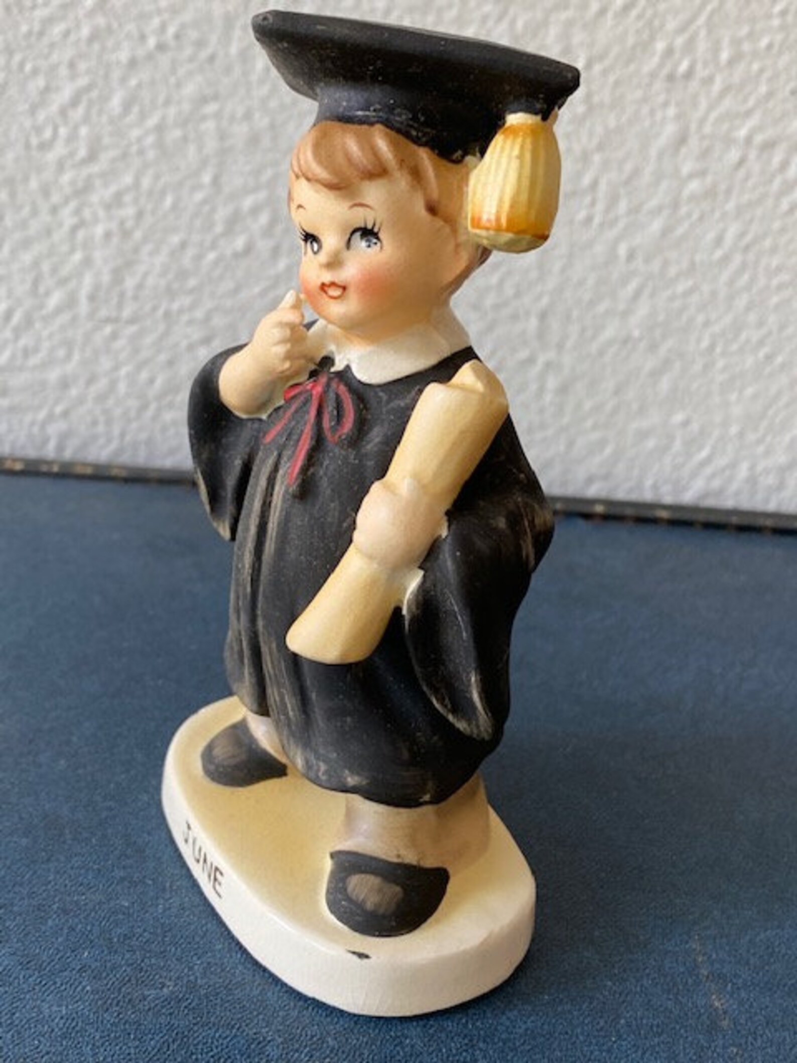 Vintage Lefton Figurine June Graduation Boy 2300 Made in Etsy