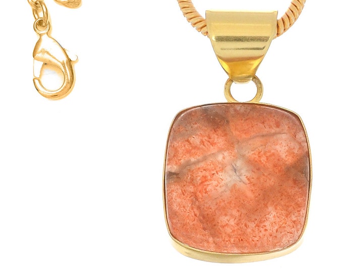 Sunstone Pendant Necklaces & FREE 3MM Italian 925 Sterling Silver Chain GPH1022