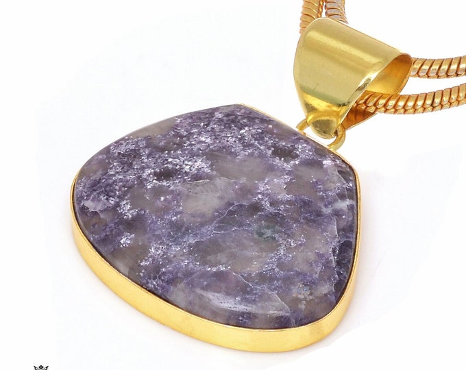 Amethyst Sage Pendant Necklaces & FREE 3MM Italian 925 Sterling Silver Chain GPH161