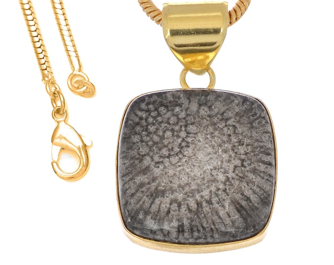 Stingray Coral Pendant Necklaces & FREE 3MM Italian 925 Sterling Silver Chain GPH1124