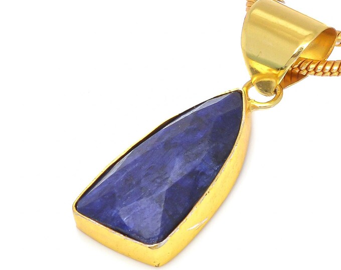 Sapphire Pendant Necklaces & FREE 3MM Italian 925 Sterling Silver Chain GPH203