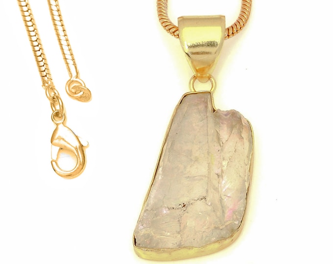 Angel Aura Quartz Pendant Necklaces & FREE 3MM Italian 925 Sterling Silver Chain GPH1715