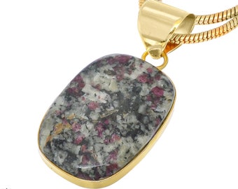 Eudialyte Pendant Necklaces & FREE 3MM Italian 925 Sterling Silver Chain GPH771