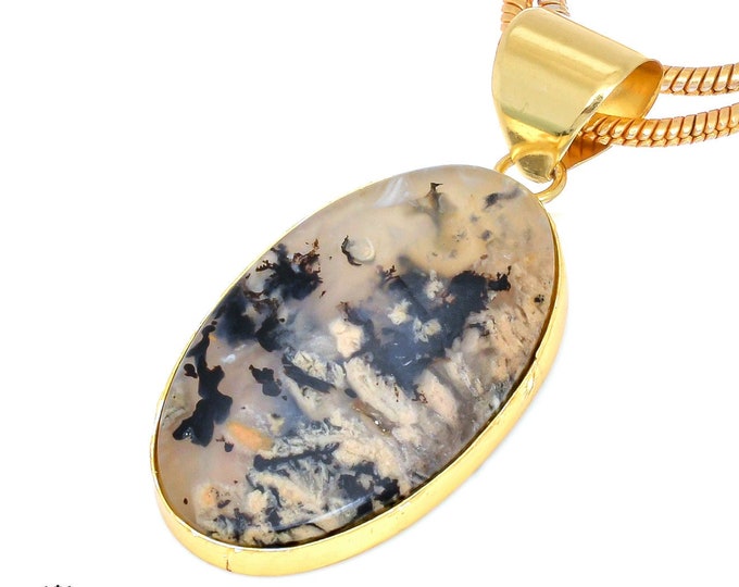 Scenic Agate Pendant Necklaces & FREE 3MM Italian 925 Sterling Silver Chain GPH451