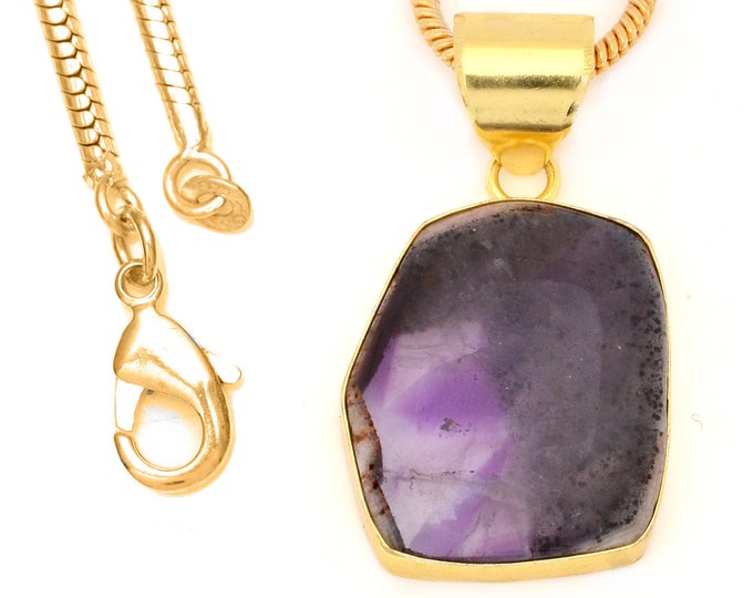 Auralite 23 Crystals Pendant Necklaces & FREE 3MM Italian 925 Sterling Silver Chain GPH1529