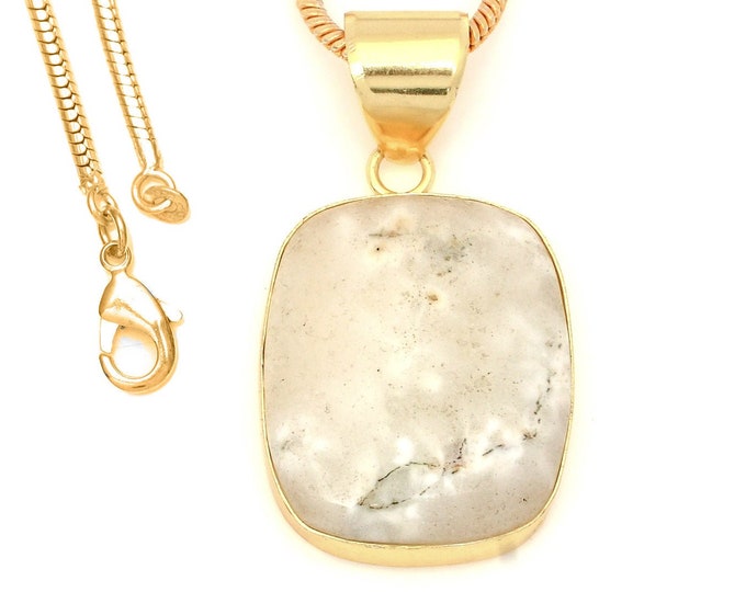 Solar Quartz Pendant Necklaces & FREE 3MM Italian 925 Sterling Silver Chain GPH1689