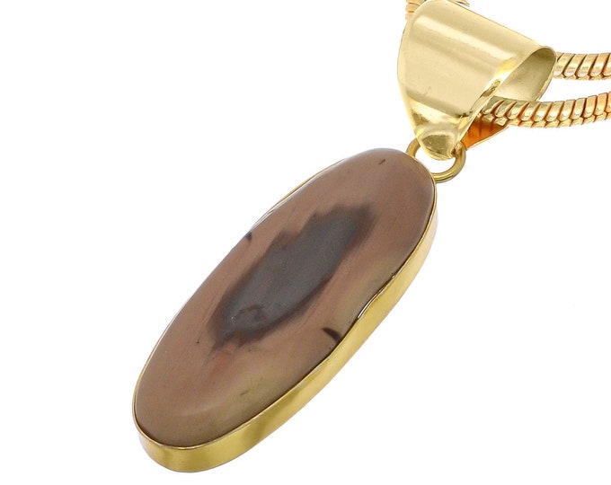 Imperial Jasper Pendant Necklaces & FREE 3MM Italian 925 Sterling Silver Chain GPH779