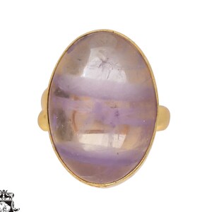 Size 5/6/7/8/9/10/11/12 Ametrine Ring Meditation Ring 24K Gold Ring GPR424