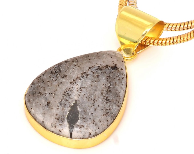 Epidote Pendant Necklaces & FREE 3MM Italian 925 Sterling Silver Chain GPH176