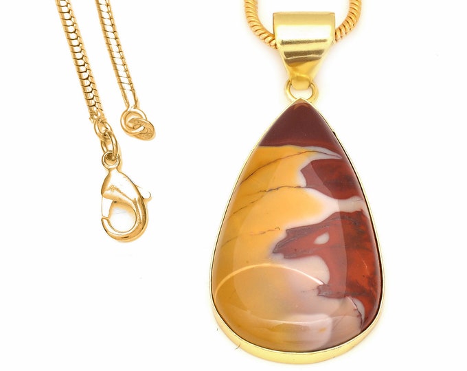 Mookaite Pendant Necklaces & FREE 3MM Italian 925 Sterling Silver Chain GPH532